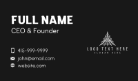 Modern Web Pyramid Business Card