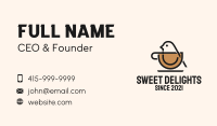 Bird Coffee Cup Business Card