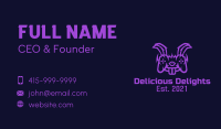 Purple Bunny Controller  Business Card