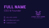 Purple Bunny Controller  Business Card