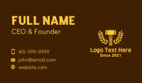 Laurel Gavel  Pillar Business Card Design