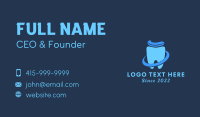 Toothpaste Tooth Orbit Business Card Design