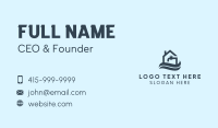 Home Faucet Wave Plumbing Business Card