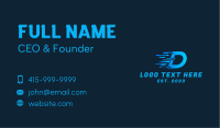 Data Transfer Business Card example 1