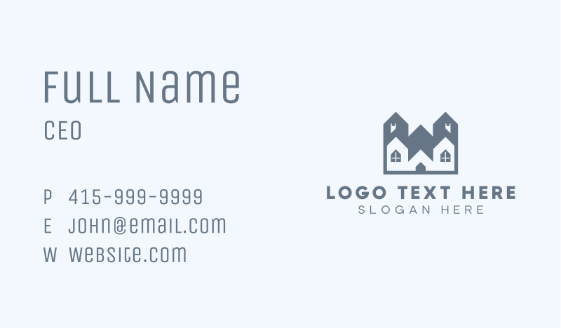 Real Estate Business Card example 2