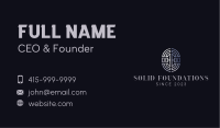 Labyrinth Business Card example 1