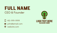 Modern Natural Tree  Business Card