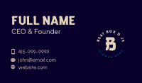 Generic Business Lettermark Business Card