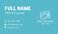 Dslr Camera Business Card example 1