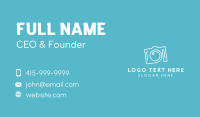Fancy Camera Monoline Business Card