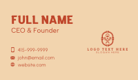 Gauge Pipe Wrench Plumbing Business Card