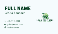 Lawn Care Mower Business Card