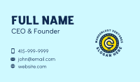 Crypto Coin Letter C Business Card