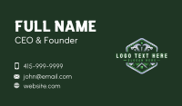 Roofing Construction Carpentry Business Card Design