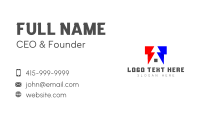 Lightning Bolt Home Energy Business Card Design