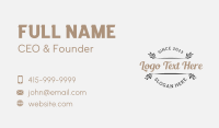 Spice Business Card example 2