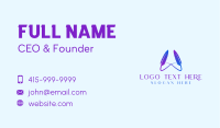 Quill Pen Infinity Business Card Design