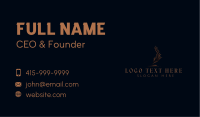 Quill Feather Signature Business Card