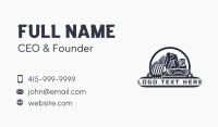 Industrial Excavator Construction Business Card