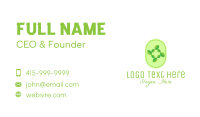 Green Natural Leaves Business Card