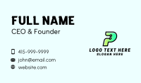 Tech Company Business Card example 2