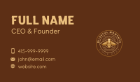 Honey Bee Honeycomb Business Card