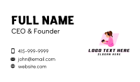 Female Gamer Console Business Card