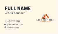 Mountain Excavator Machinery Business Card