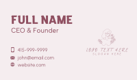 Naked Female Roses Business Card Design