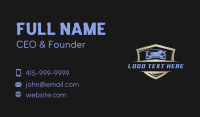 Automotive Sedan Car Business Card