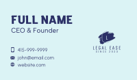 Blue Paint Lettermark  Business Card