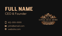 Luxury Crown Event Business Card