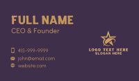 Swoosh Star Agency Business Card
