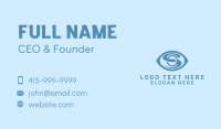 Professional Eye Letter S Business Card