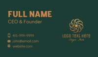 Bronze Luxury Ornament Business Card
