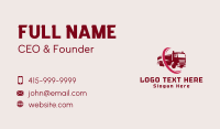 Logistics Delivery Truck  Business Card Design