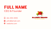 Santa Claus Hat Gifts Business Card Image Preview