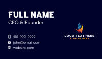 Fire Ice Element Business Card