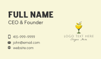 Lemon Cocktail Business Card Design
