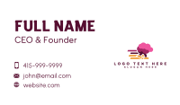 Speed Learning Brain Business Card