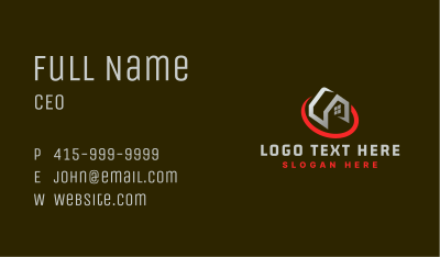 Real Estate Property Contractor Business Card Image Preview