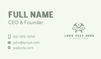 Carpentry Hammer Tool Business Card