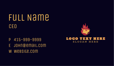 Cow Barbecue Grill Business Card