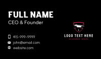 Car Shield Lettermark Business Card Design