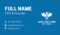 Medical Medicine Caduceus  Business Card