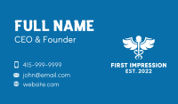 Medical Medicine Caduceus  Business Card Image Preview