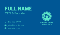 Blue Smart Car Business Card Image Preview