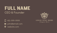 Lotus Aroma Spa Business Card