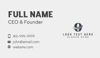 Logistics Swoosh Letter O Business Card Design