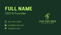 Green Dinosaur Mascot  Business Card Design
